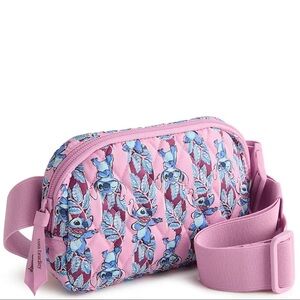 Vera Bradley Lilo & Stitch Surfboard Stitch Woodward Premium Cotton Small Belt